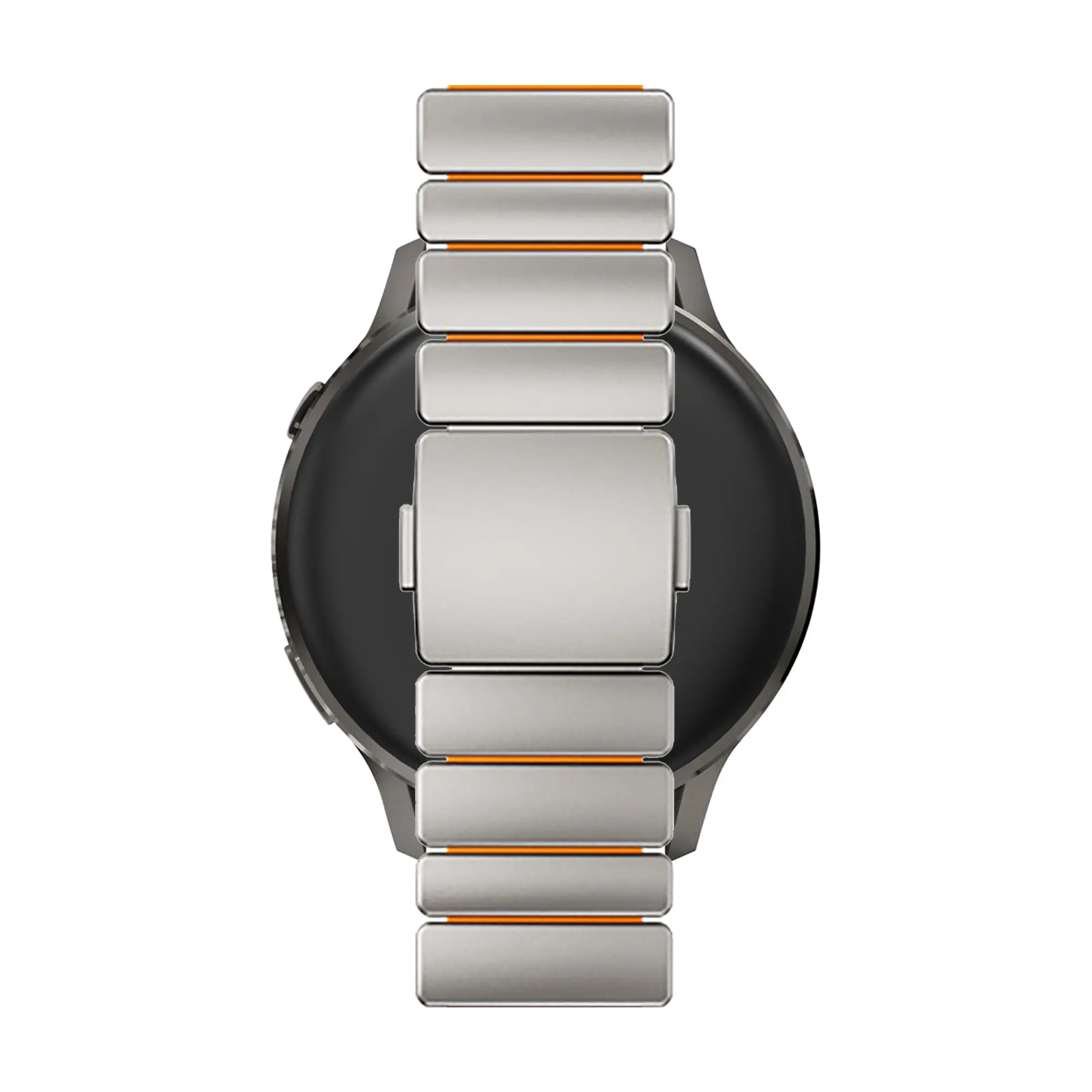 Bandz OnePlus Watch Titanium Strap 'Hybrid' (Titanium/Orange)