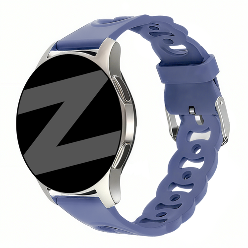 Bandz Samsung Galaxy Watch 5 - 44mm Silicone Strap 'Chains' (Lavender)
