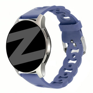 Bandz Withings ScanWatch 2 - 42mm Silicone Strap 'Chains' (Lavender)
