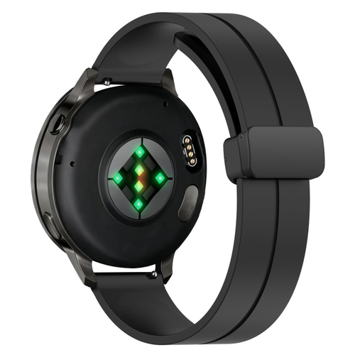 Bandz Bracelet silicone avec boucle en D Garmin Approach J1 (noir)