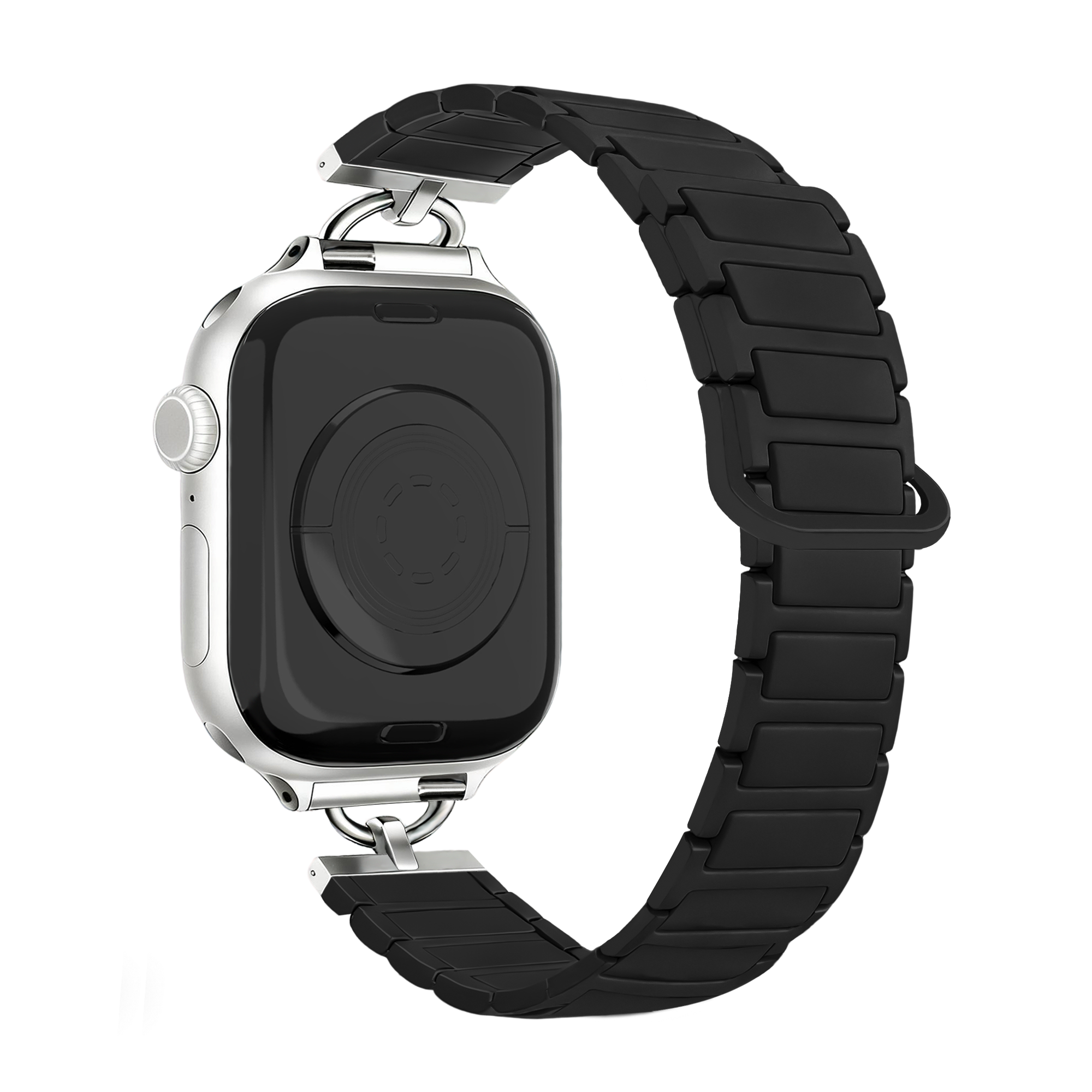 Bandz Bracelet silicone magnétique 'fine' Apple Watch (noir)