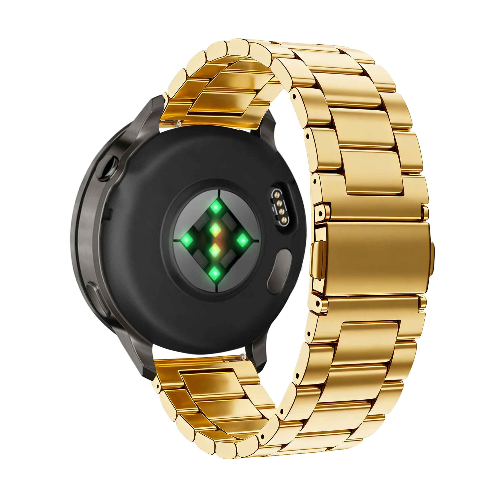 Bandz Bracelet acier 'Classic' Garmin Forerunner 645 (or)