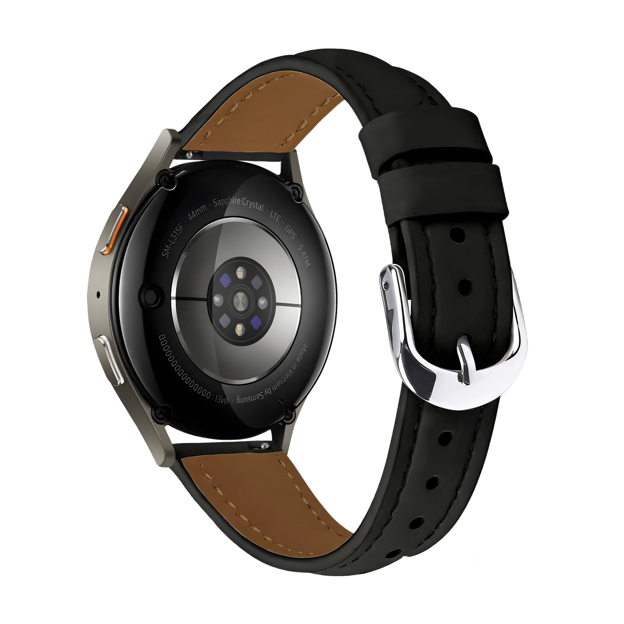 Coros Apex 42mm Slimfit Leather Strap (Black)