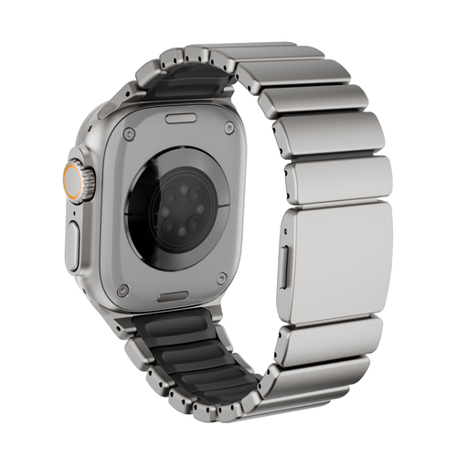 Bandz Bracelet titane 'Hybrid' Apple Watch Ultra (argent)