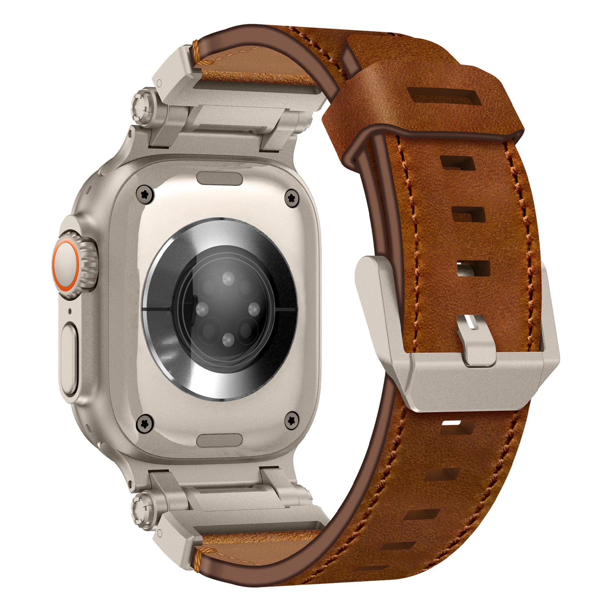 Bandz Bracelet cuir 'Explorer' Apple Watch (marron)