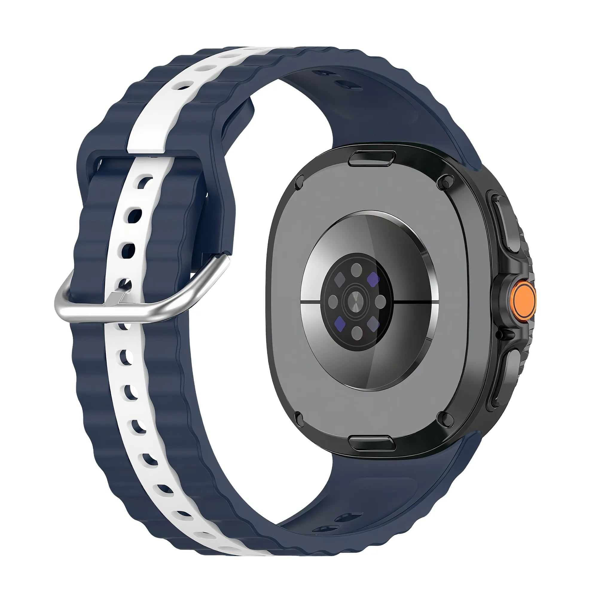 Bracelet sport duo Samsung Galaxy Watch 8 - 40mm (bleu/blanc)