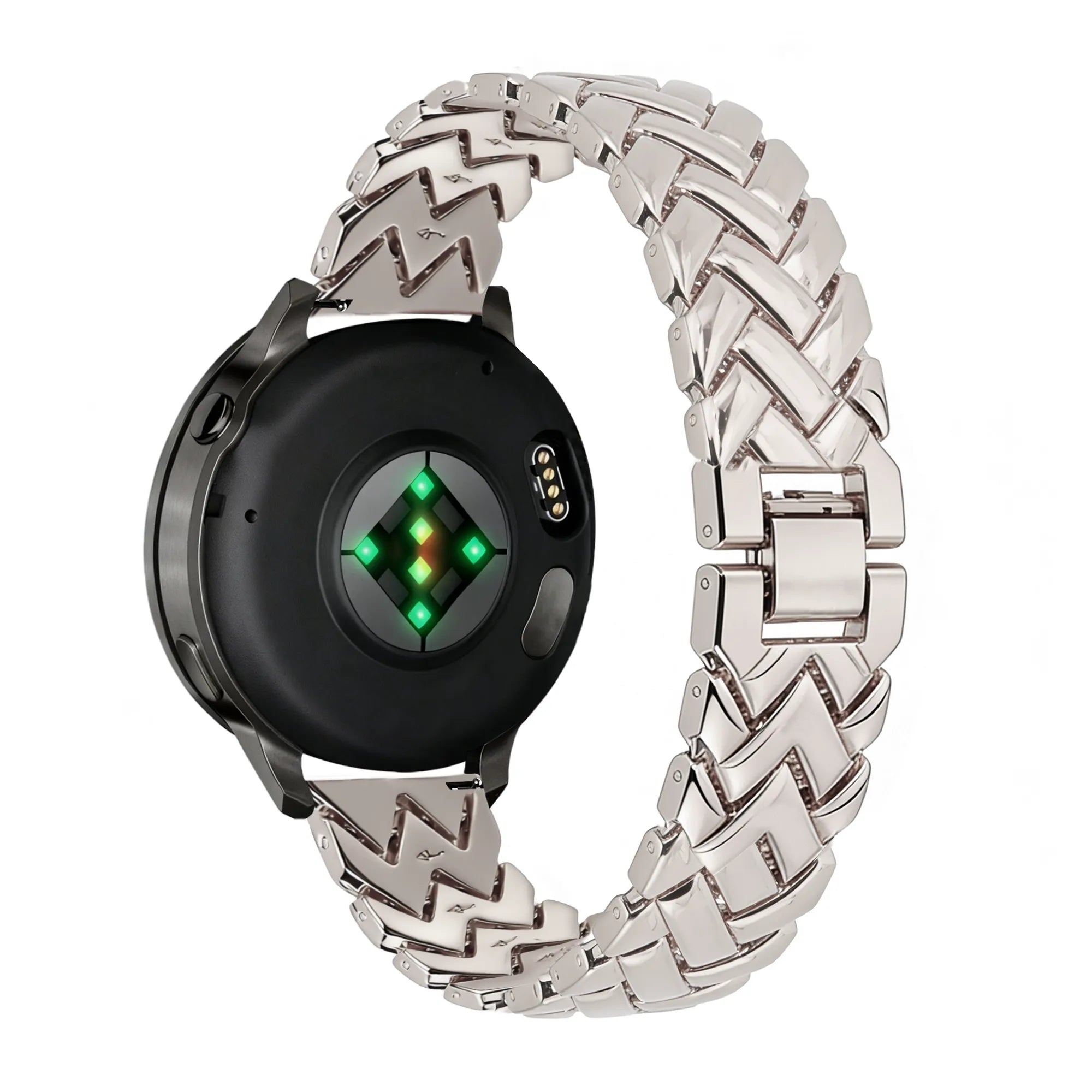 Bandz Garmin Venu 3s Metal Strap 'V-Type' (Starlight)