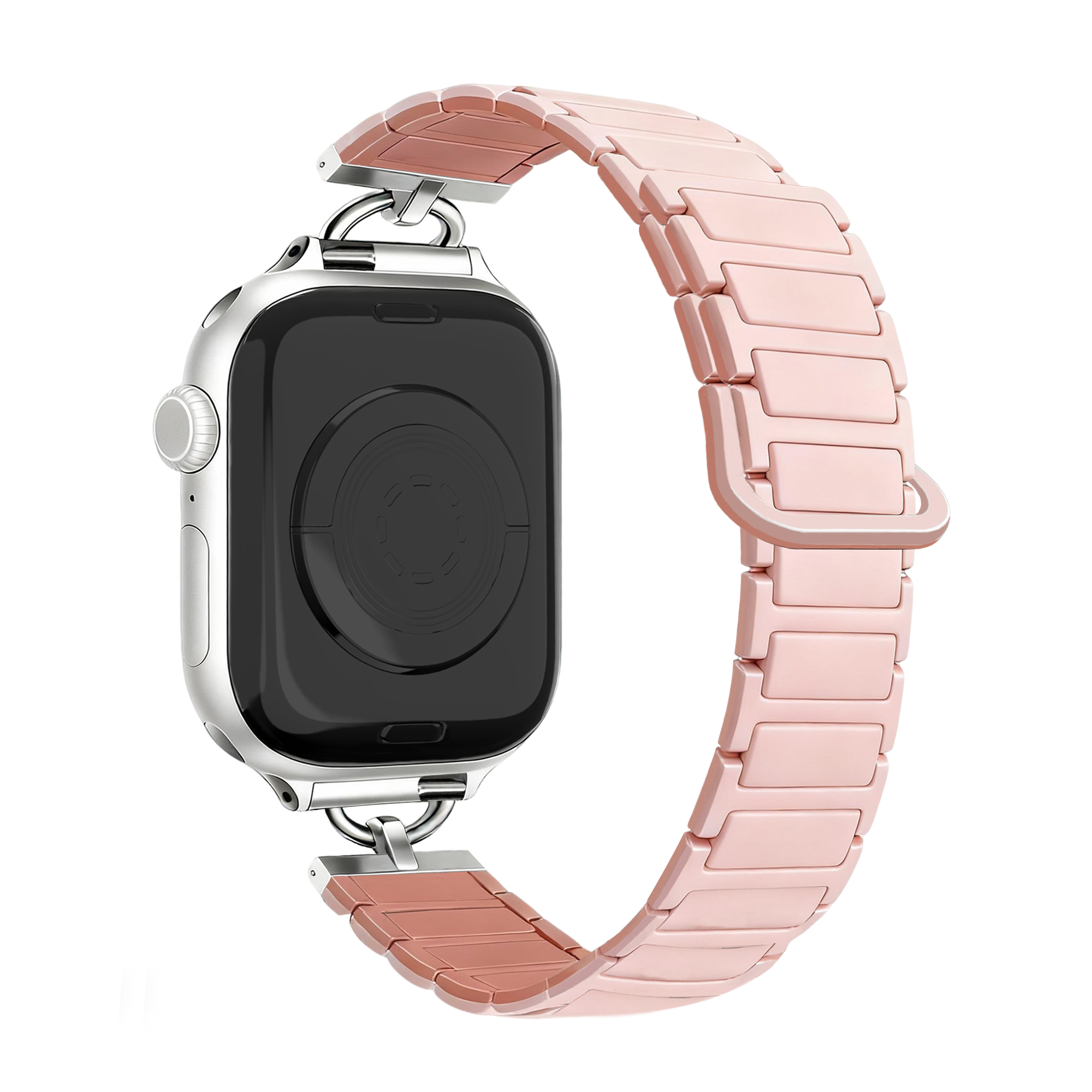 Bandz Bracelet silicone magnétique 'fine' Apple Watch (rose)