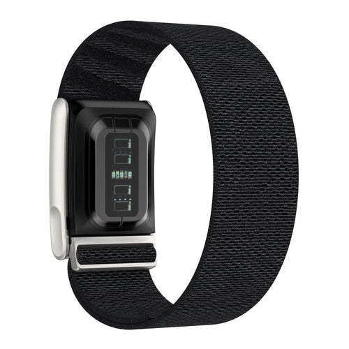 Bracelet nylon compatible avec Whoop 4.0 (noir)