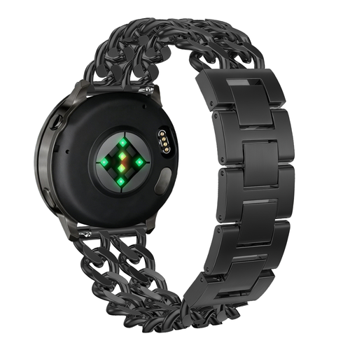 Bandz Bracelet acier 'Double Chains' Polar Ignite (noir)