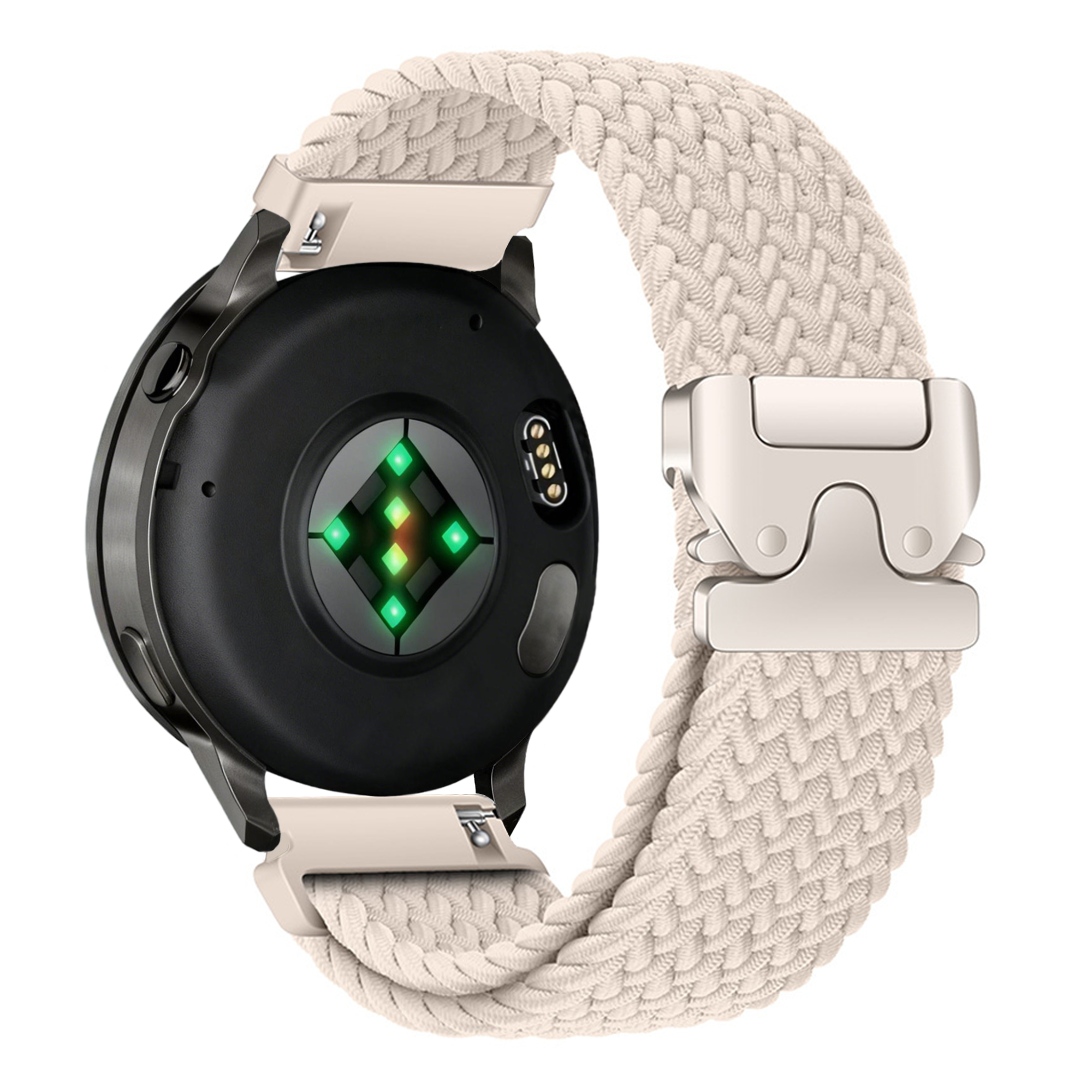 Bandz Bracelet tressé 'Parachute' Garmin Venu 3s (lumière stellaire)