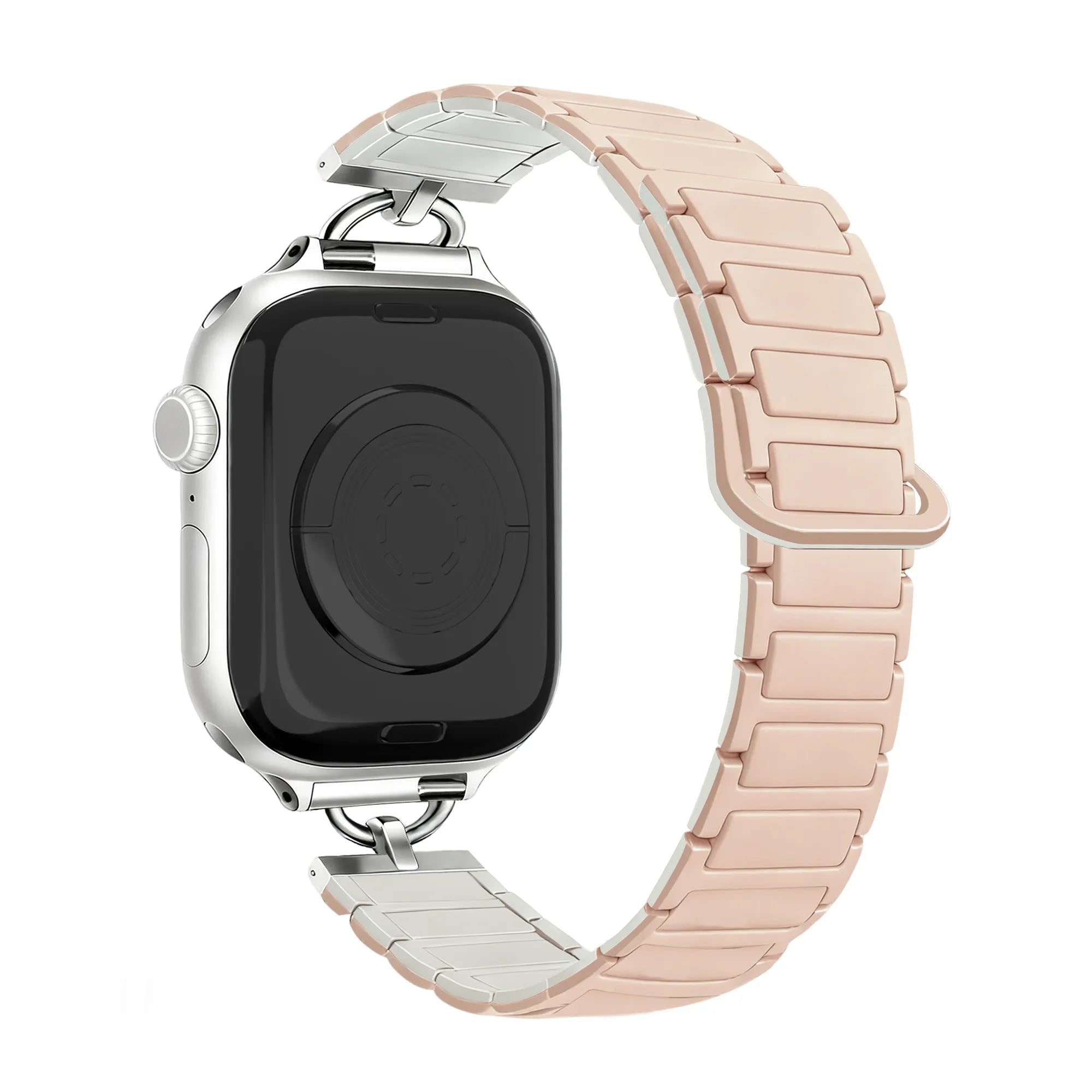 Bandz Bracelet silicone magnétique 'fine' Apple Watch (beige)