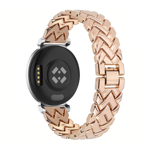 Bandz Bracelet metal 'V-Type' Pebble Round 2 - 14mm (or rose)