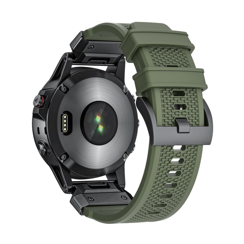 Bandz Bracelet silicone 'Explorer' Garmin Descent G2 (verte)