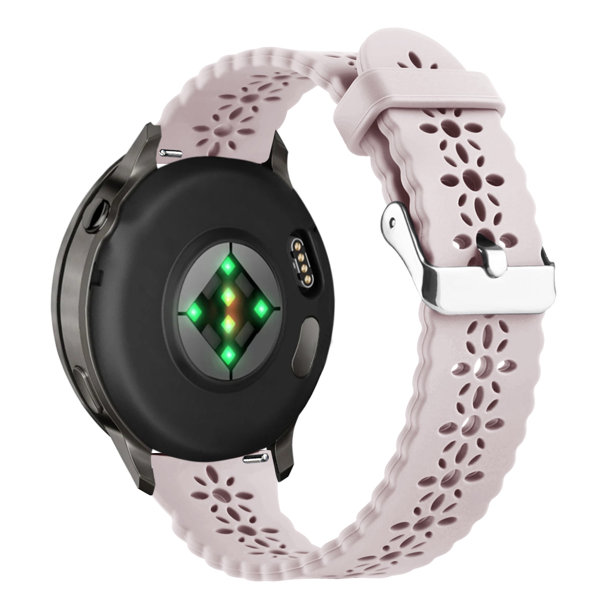 Bandz Garmin Vivoactive 6 Silicone Strap 'Lace' (Pink)