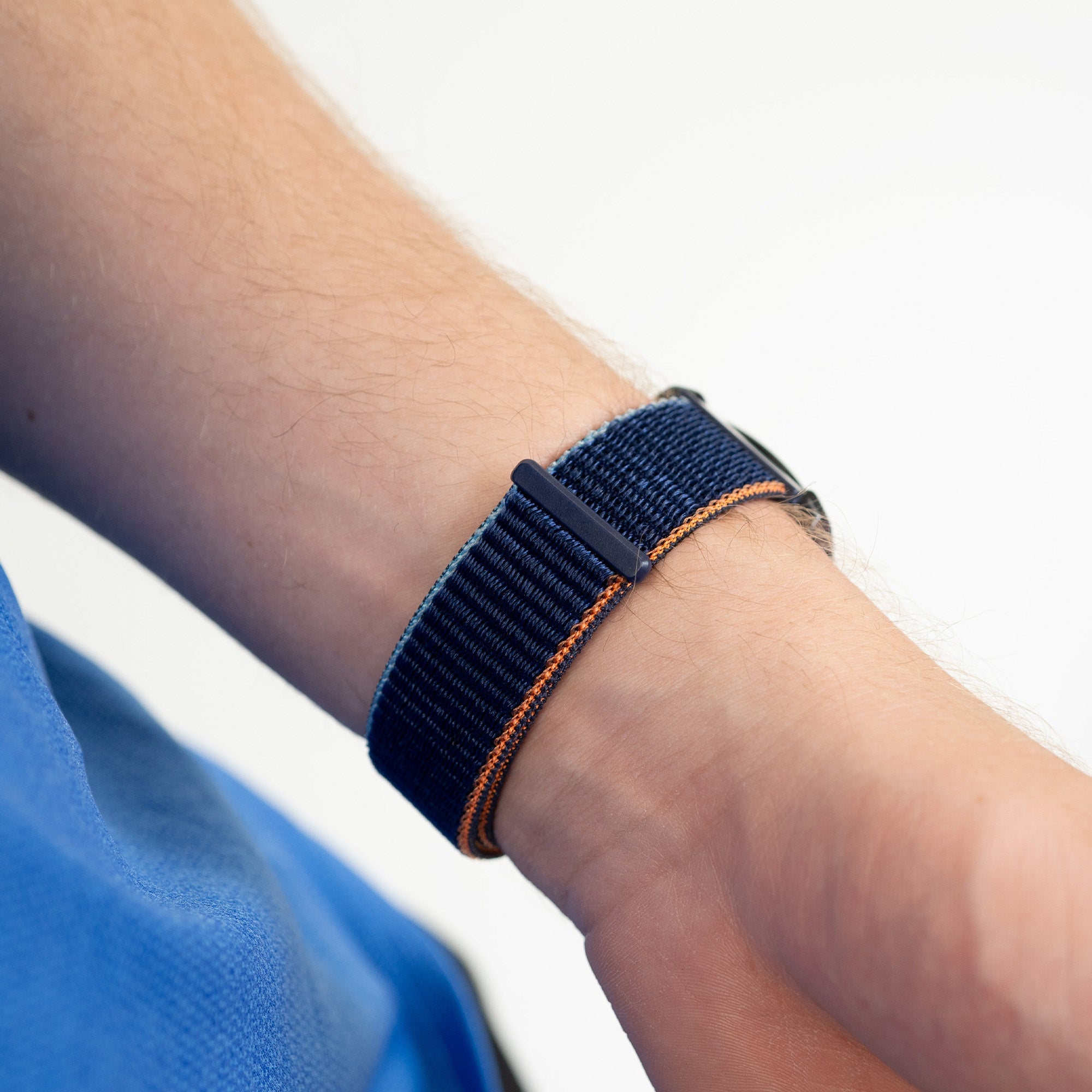 Bracelet nylon Garmin Venu 4 - 45mm (bleu marine)