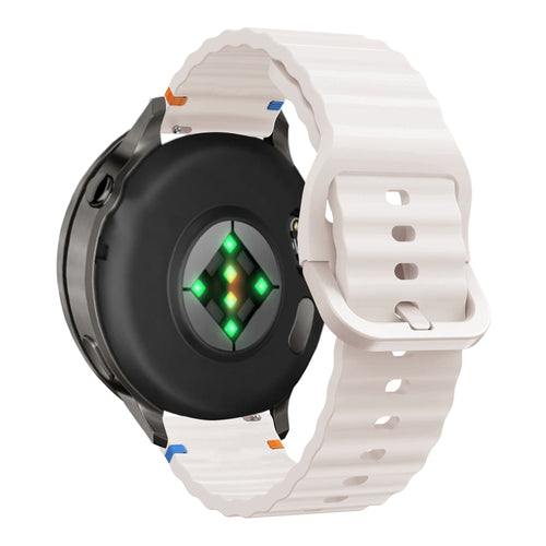 Bandz Garmin Venu SQ 2 Silicone Strap 'Wave' (Starlight)