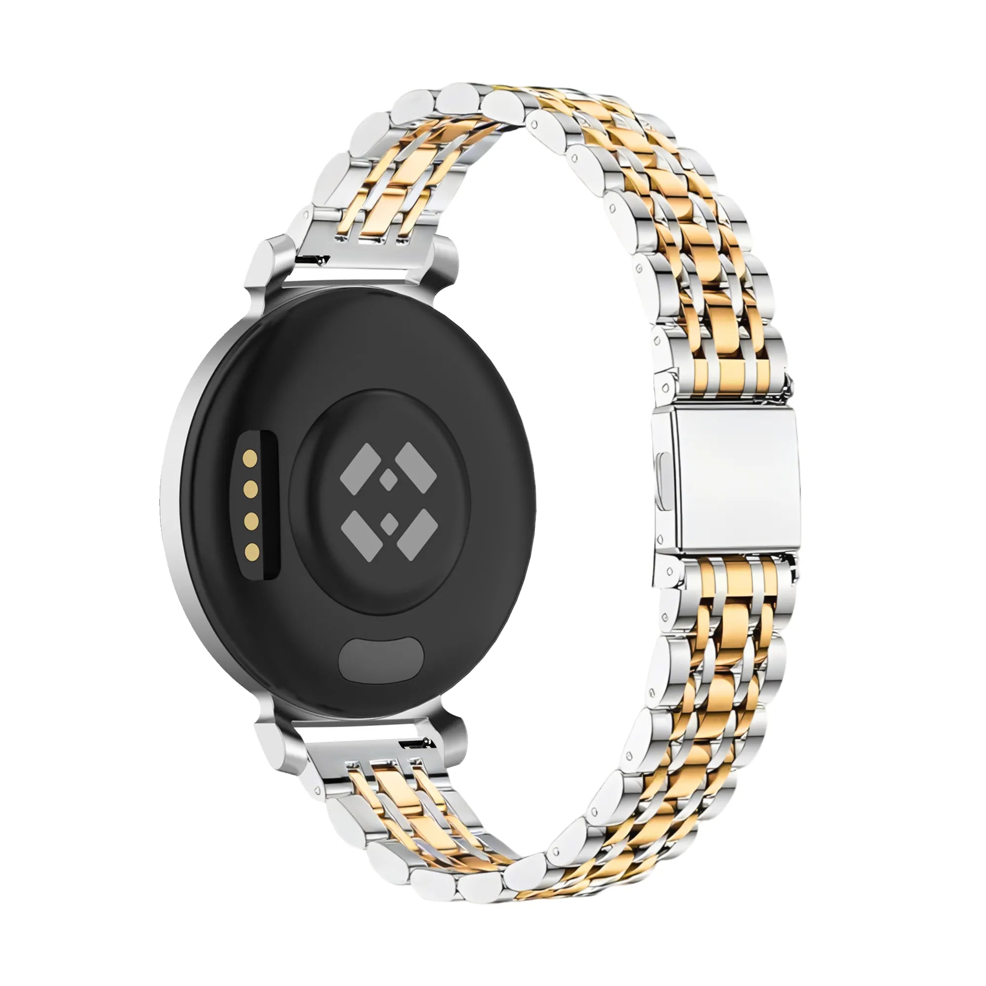 Bandz Bracelet acier 'Deluxe' Garmin Lily 2 (argent/or)