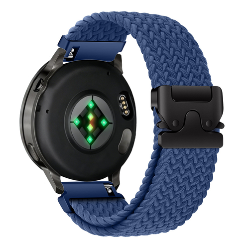Bandz Bracelet tressé 'Parachute' Garmin Forerunner 265 (bleu)