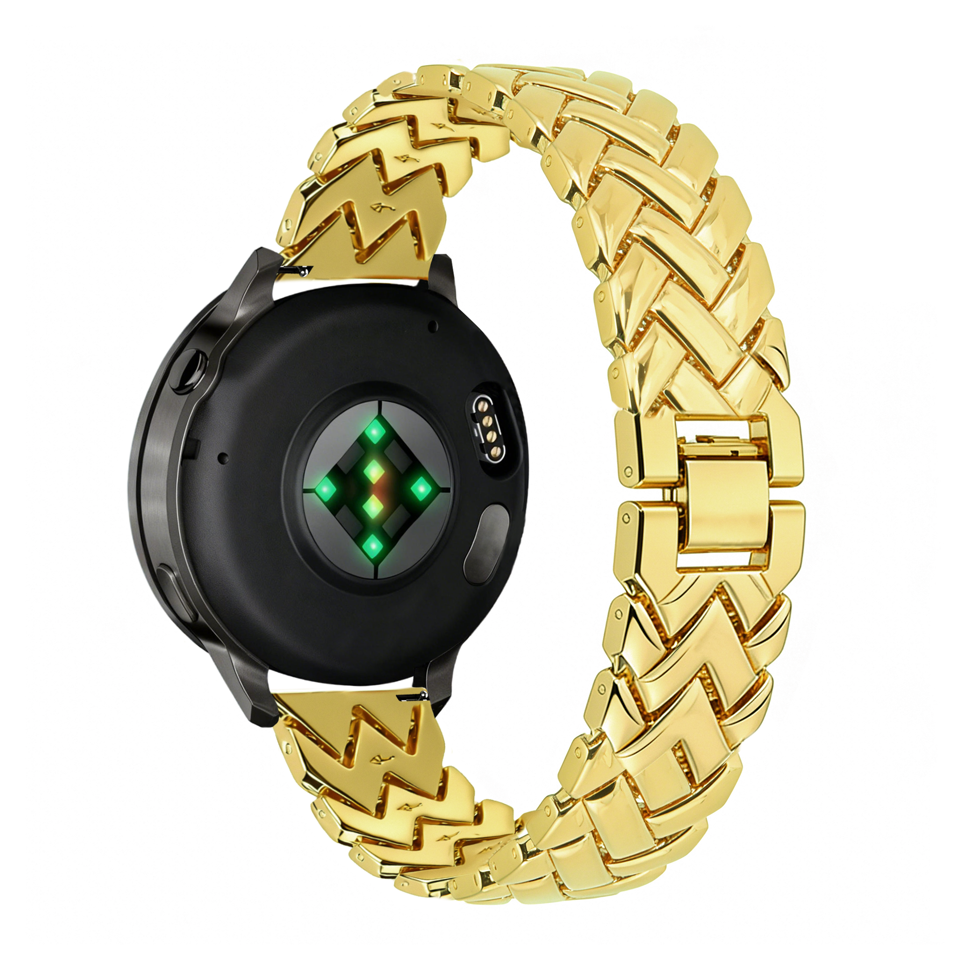 Bandz Garmin Vivoactive 4s Metal Strap 'V-Type' (Gold)