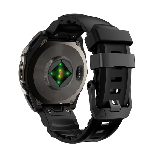 Bracelet silicone trail Garmin Descent G2 (noir)