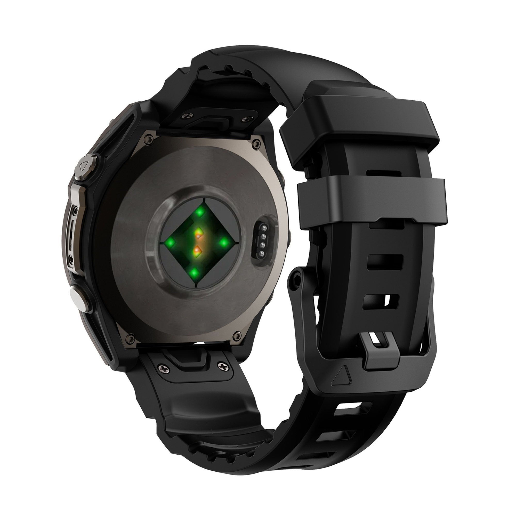 Bracelet silicone Trail Garmin D2 Delta PX (noir)