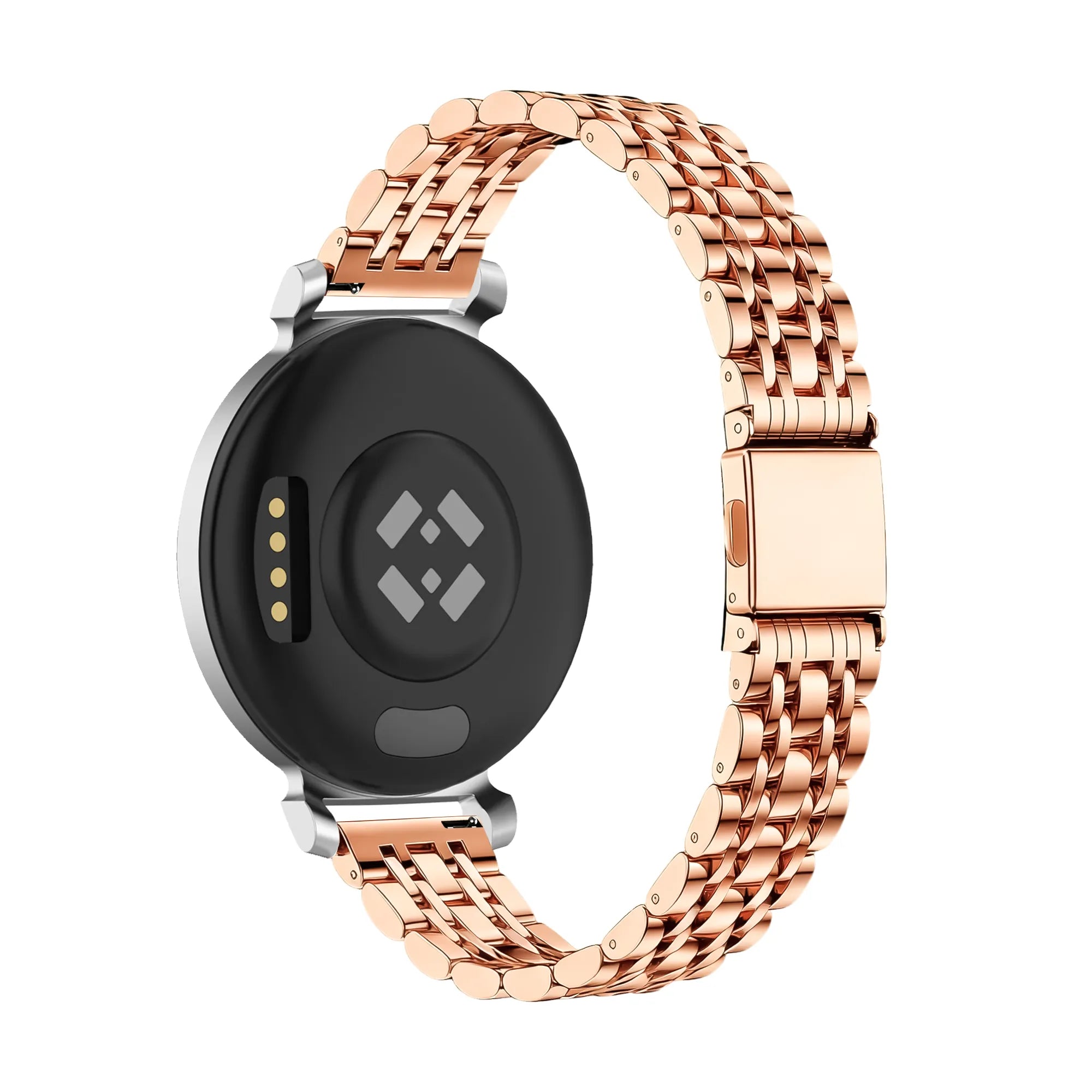 Bandz Bracelet acier 'Deluxe' Garmin Lily 2 (or rose)