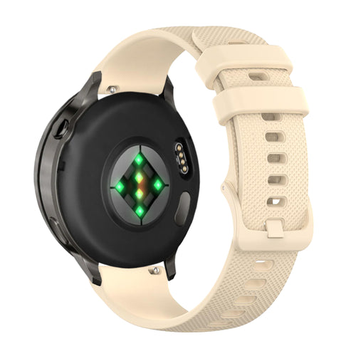 Bandz Bracelet silicone 'Premium' Garmin Vivomove Style (beige)