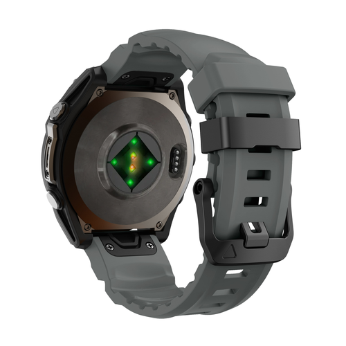 Bracelet silicone trail Garmin Descent G2 (gris foncé)