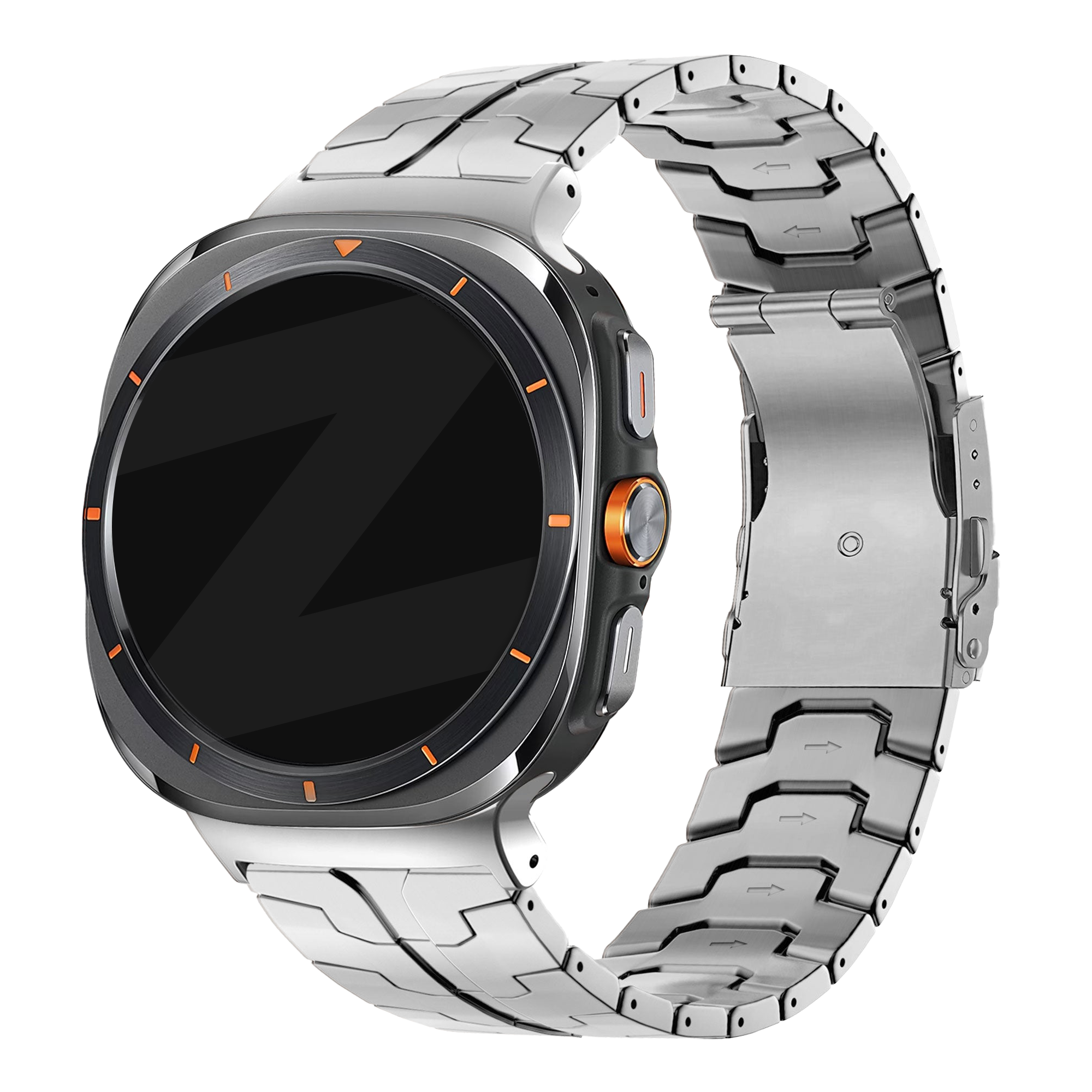 Bandz Bracelet titane Samsung Galaxy Watch Ultra 'Iron' (argent)