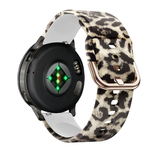 Bandz Garmin Vivoactive 6 Silicone Strap 'Lucky Leopard'
