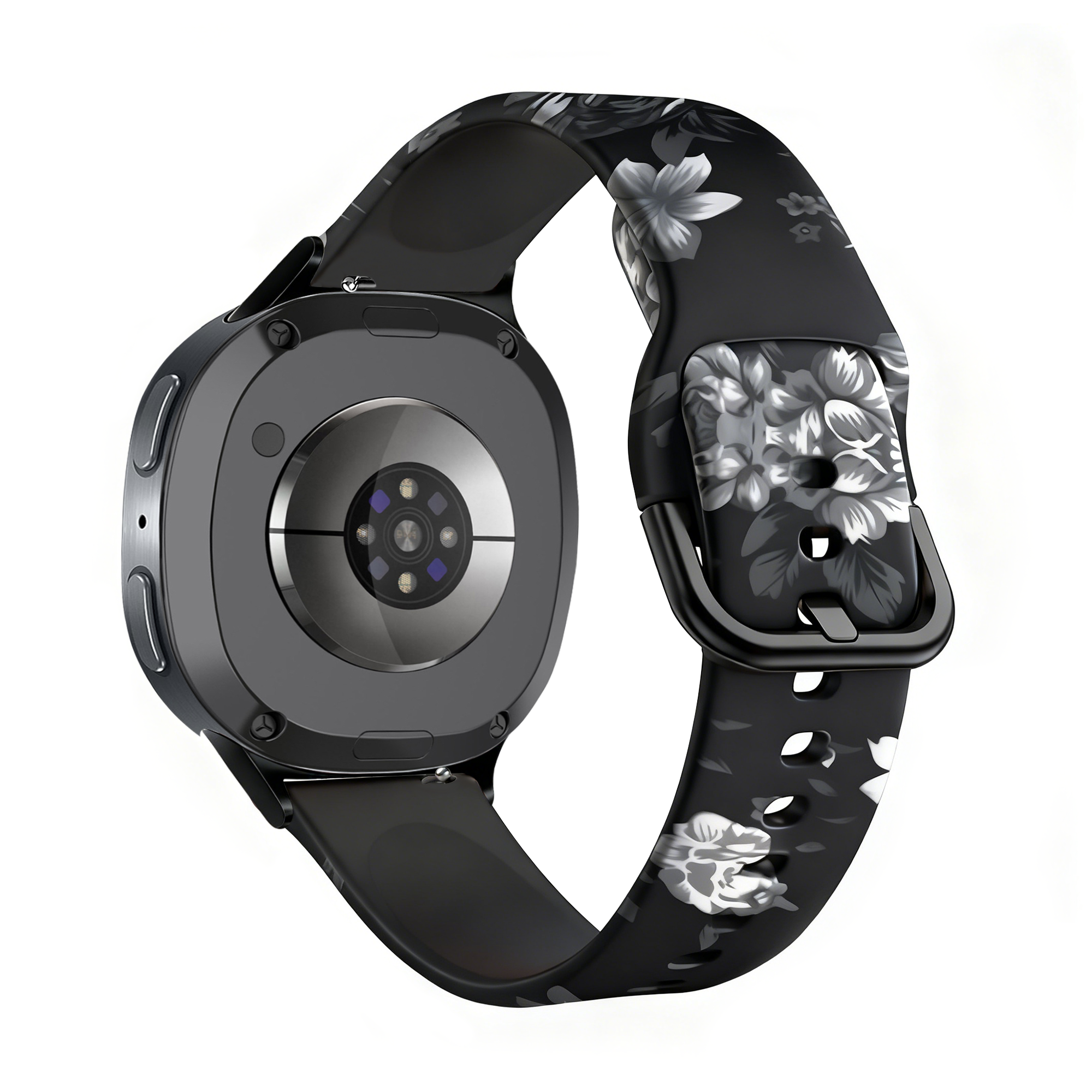 Bracelet fleur grise Samsung Galaxy Watch 8 Classic