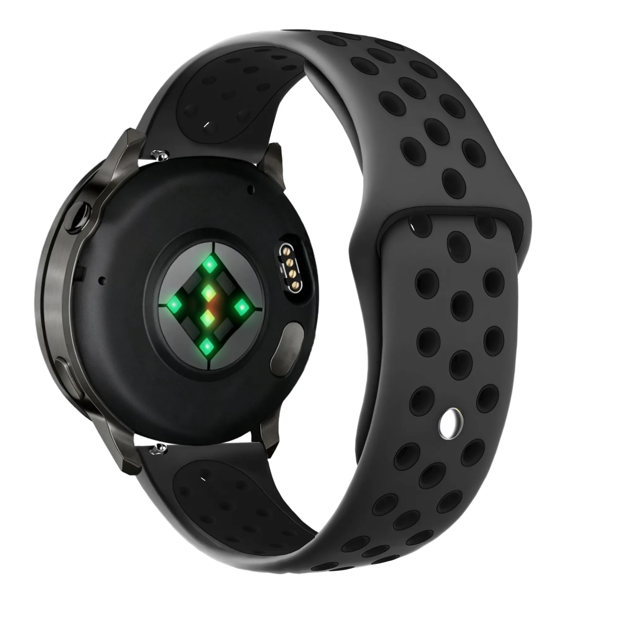 Bandz Garmin Venu 4 - 45mm Sport Strap 'Deluxe' (Dark Grey/Black)