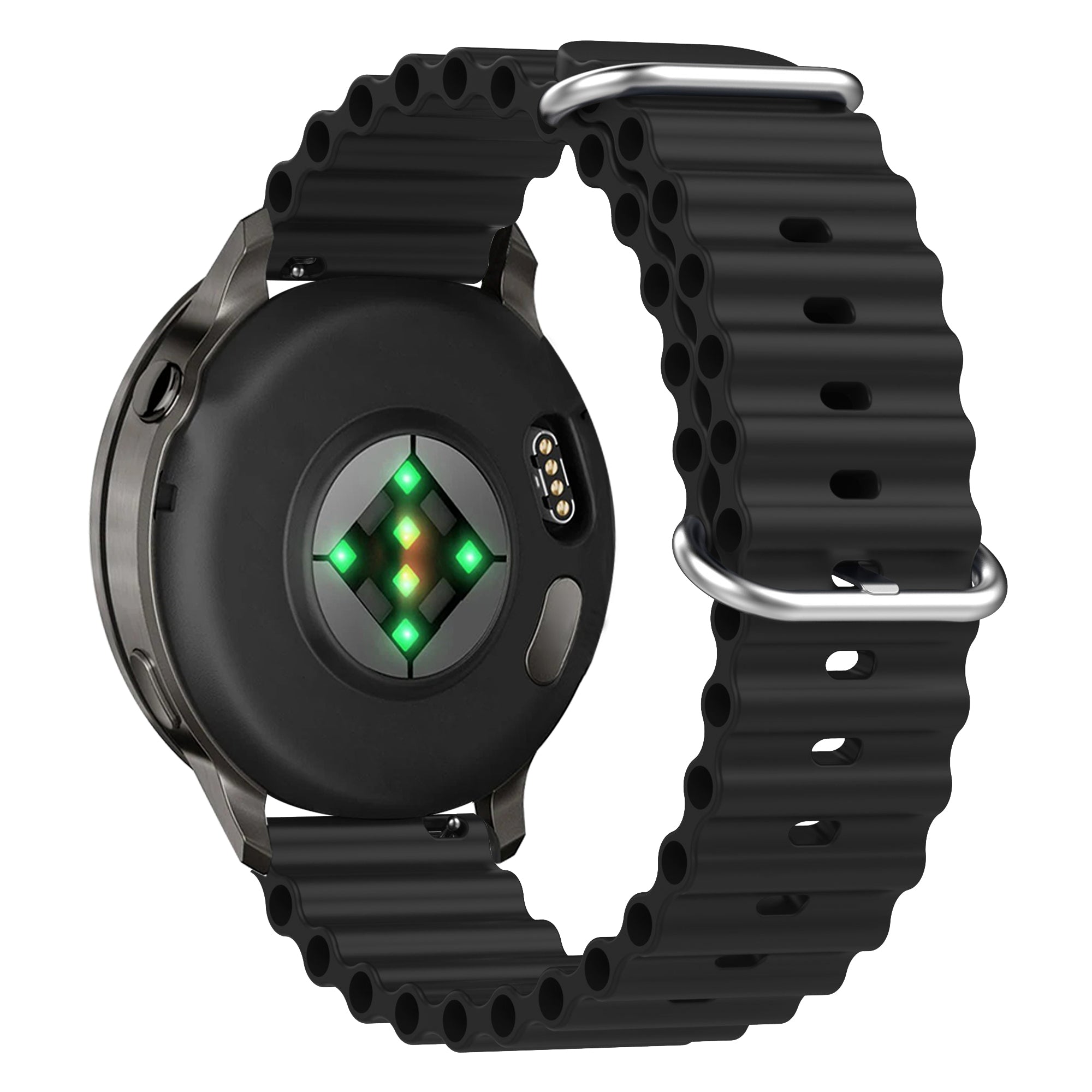 Bandz Bracelet Océan 'Classic' Garmin Vivoactive 3 (noir)