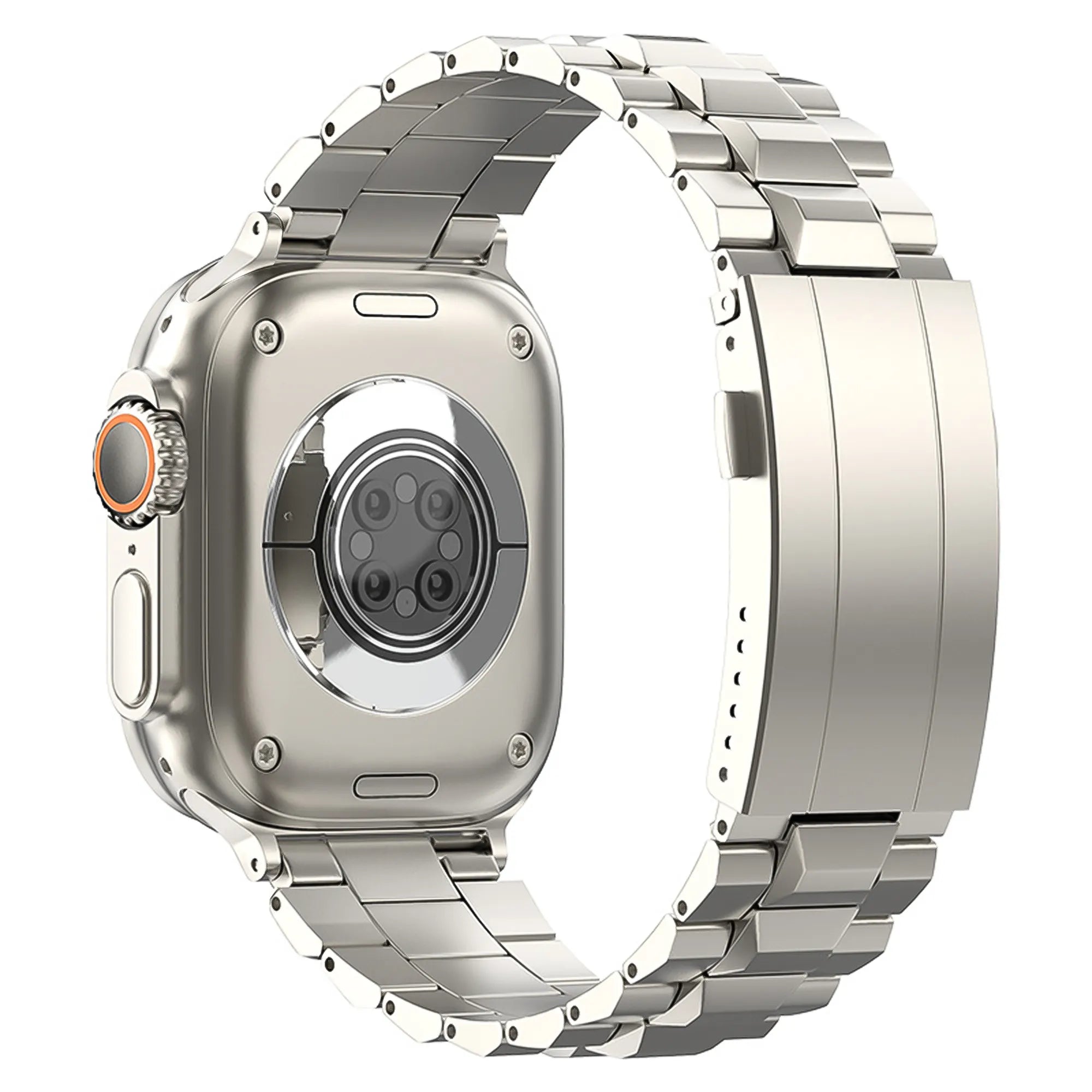 Bandz Apple Watch Titanium Strap 'Deluxe' (Titanium)
