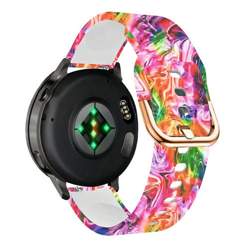 Bandz Garmin Vivoactive 4s Silicone Strap 'Colourful'