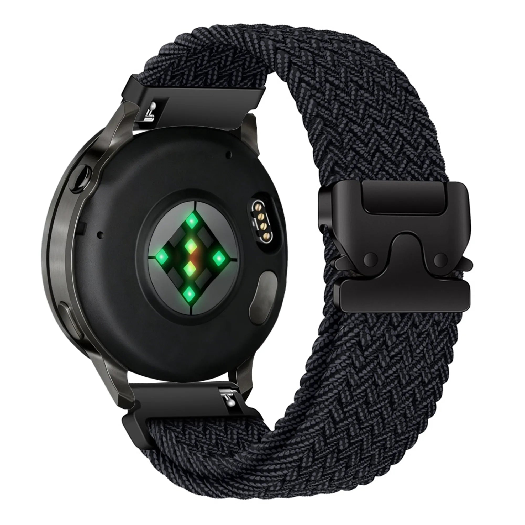 Bandz Bracelet tressé 'Parachute' Garmin Venu 4 - 45mm (graphite)