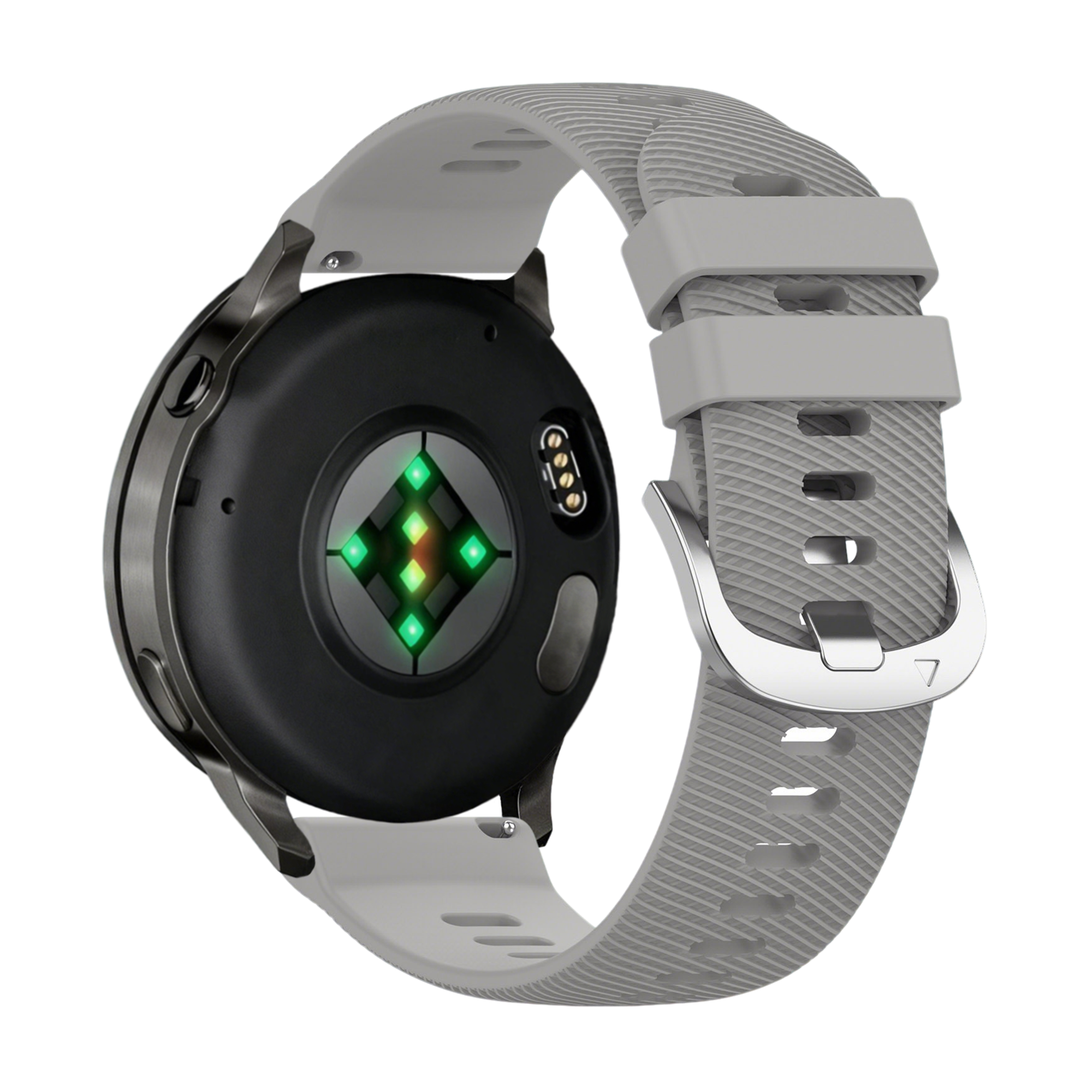 Bandz Bracelet silicone 'Deluxe' Garmin Forerunner 265s (gris)