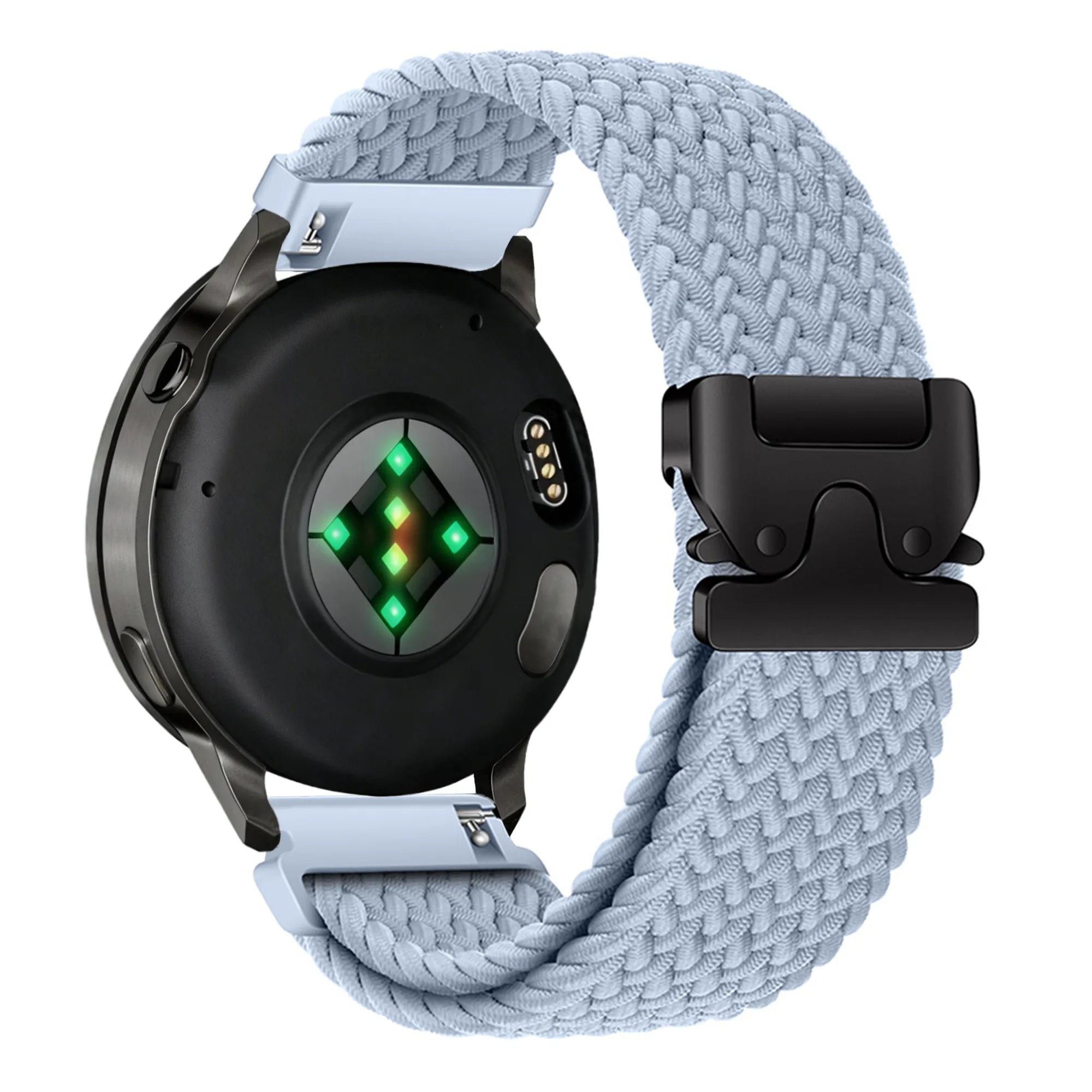 Bandz Bracelet tressé 'Parachute' Garmin Forerunner 645 (bleu clair)