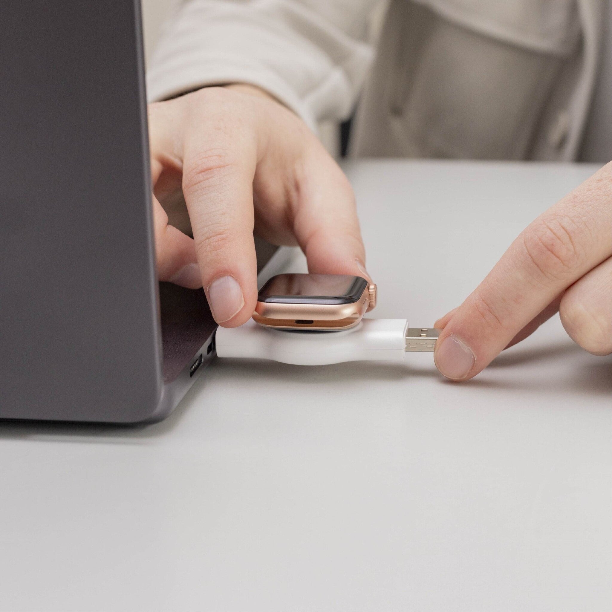 Apple Watch Mini Charger with USB-A & USB-C Connector