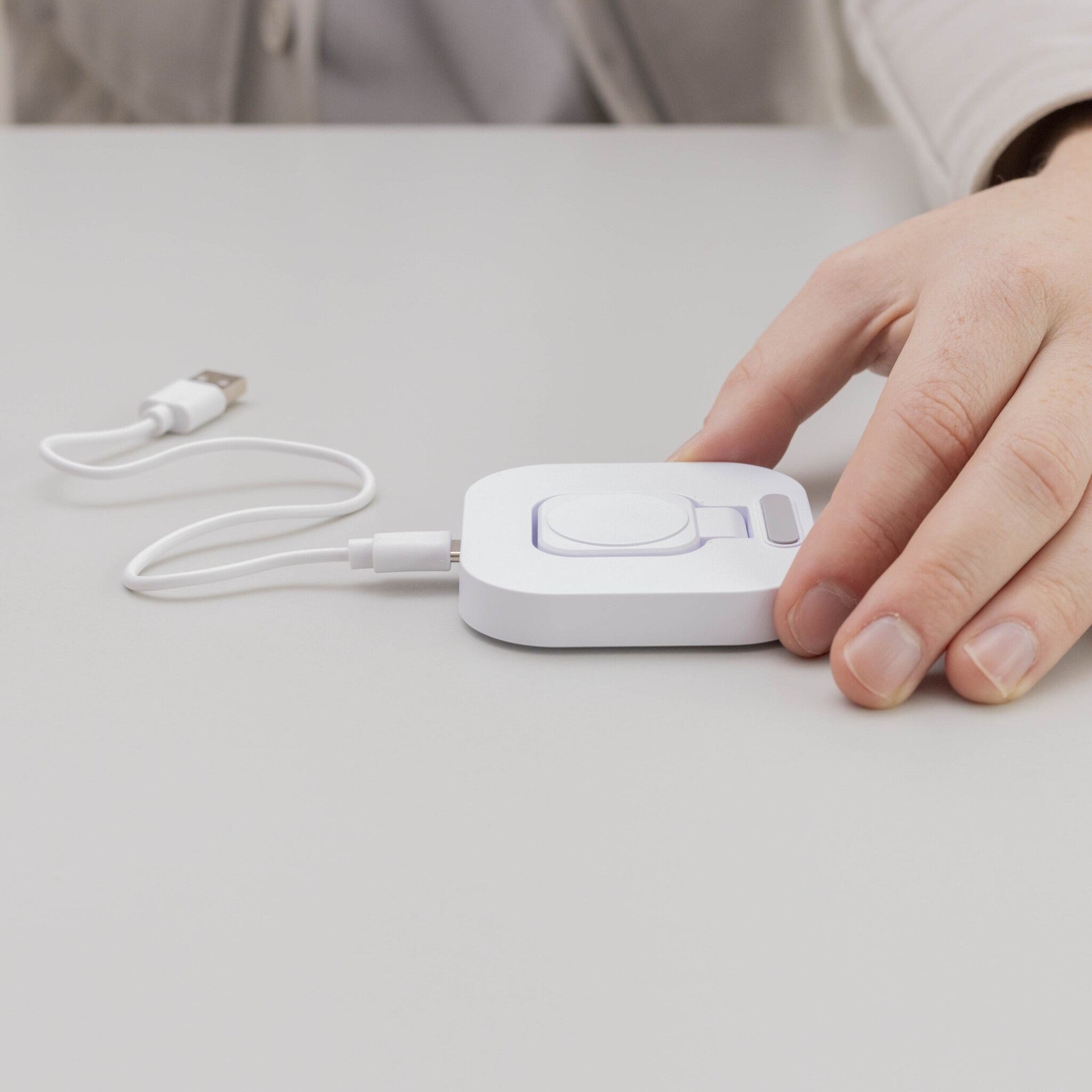 Mini Chargeur Apple Watch Portable (blanc)