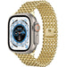 Bracelet perles acier Apple Watch Ultra (or)