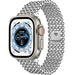 Bracelet perles acier Apple Watch Ultra (argent)