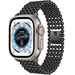 Bracelet perles acier Apple Watch Ultra (noir)