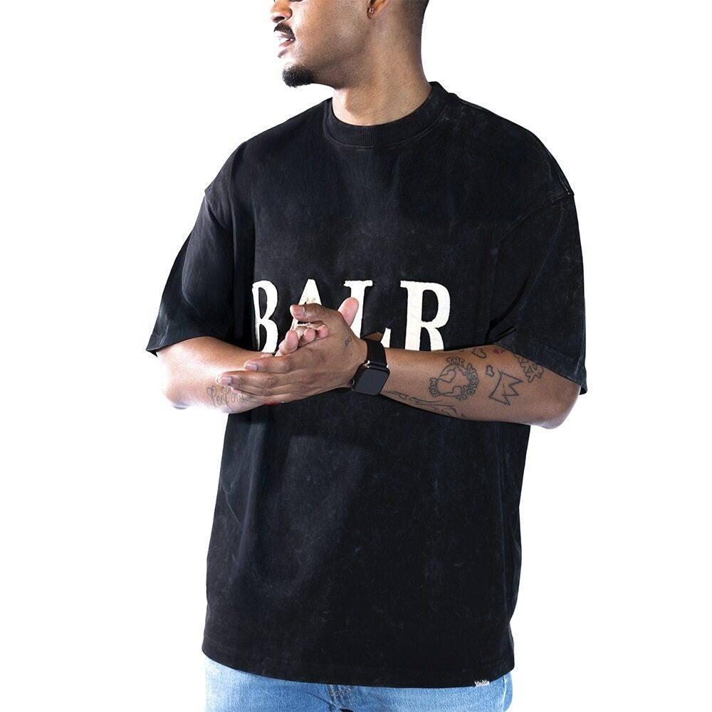 BALR. Apple Watch Leather Strap (Black)