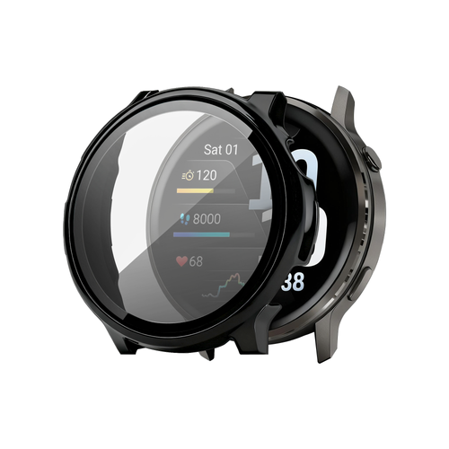 Bandz Protecteur Pc avec verre Garmin Venu 4 - 45mm (noir)