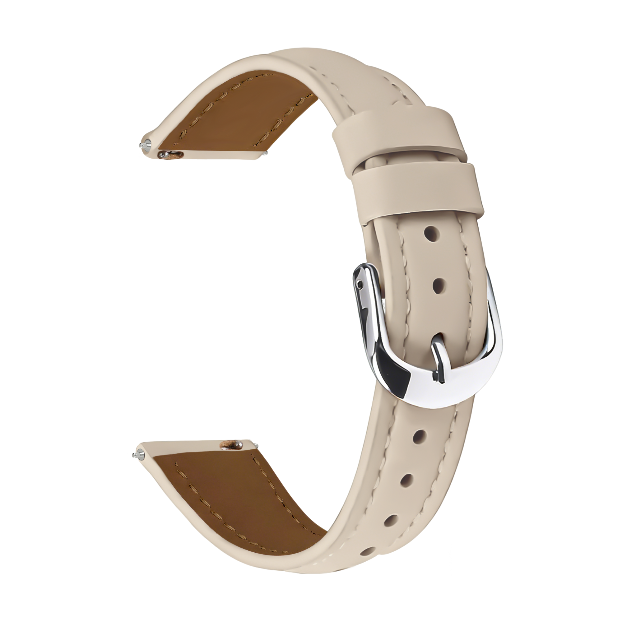 Coros Apex 42mm Slimfit Leather Strap (Milk Tea)