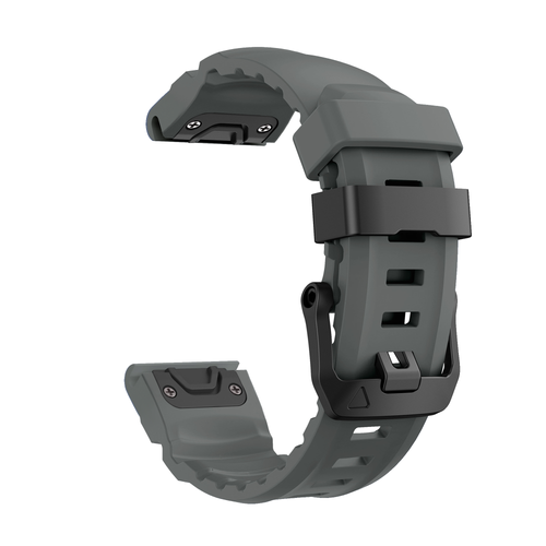 Bracelet silicone trail Garmin Descent G2 (gris foncé)