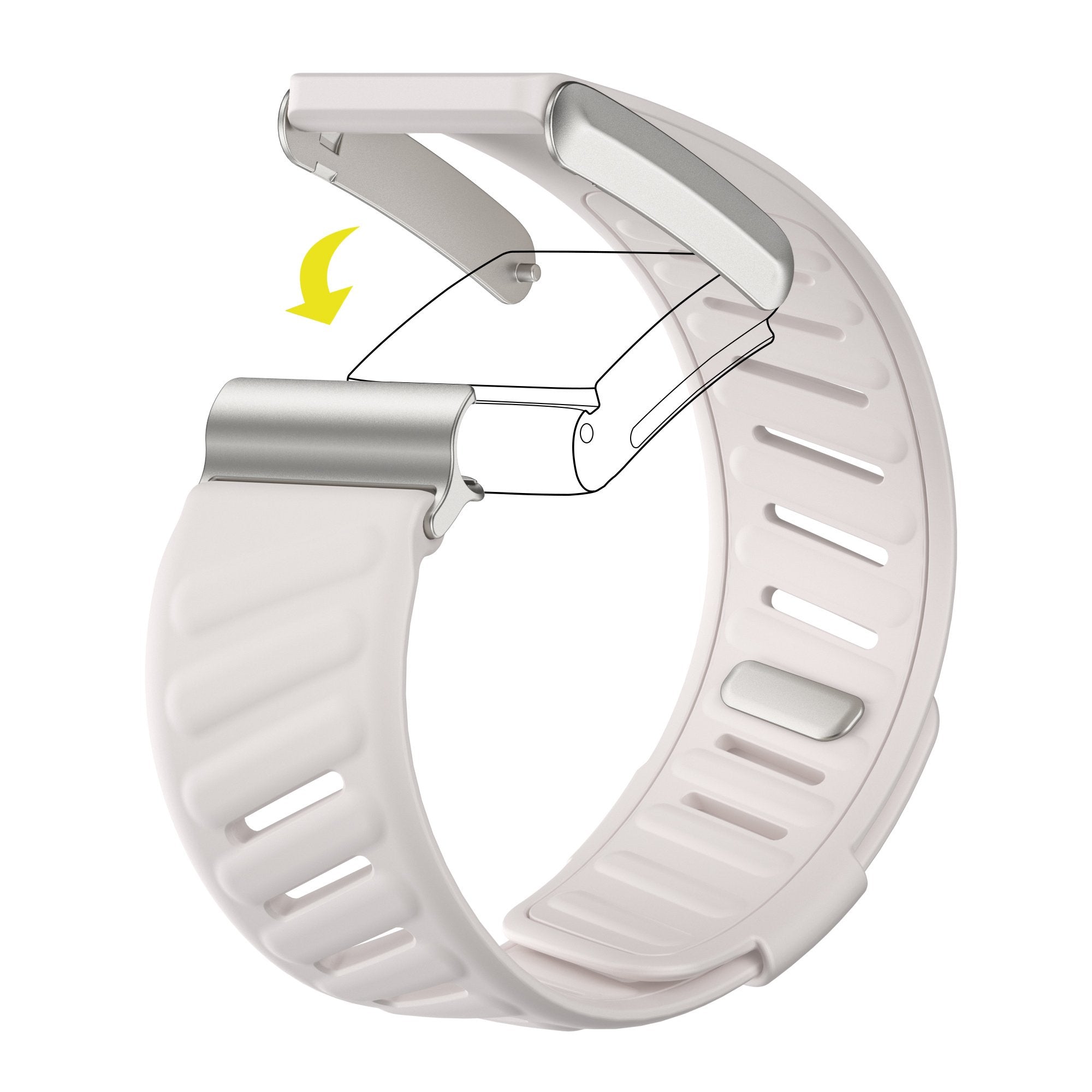 Bracelet sport compatible avec Whoop 4.0 (lumière stellaire)