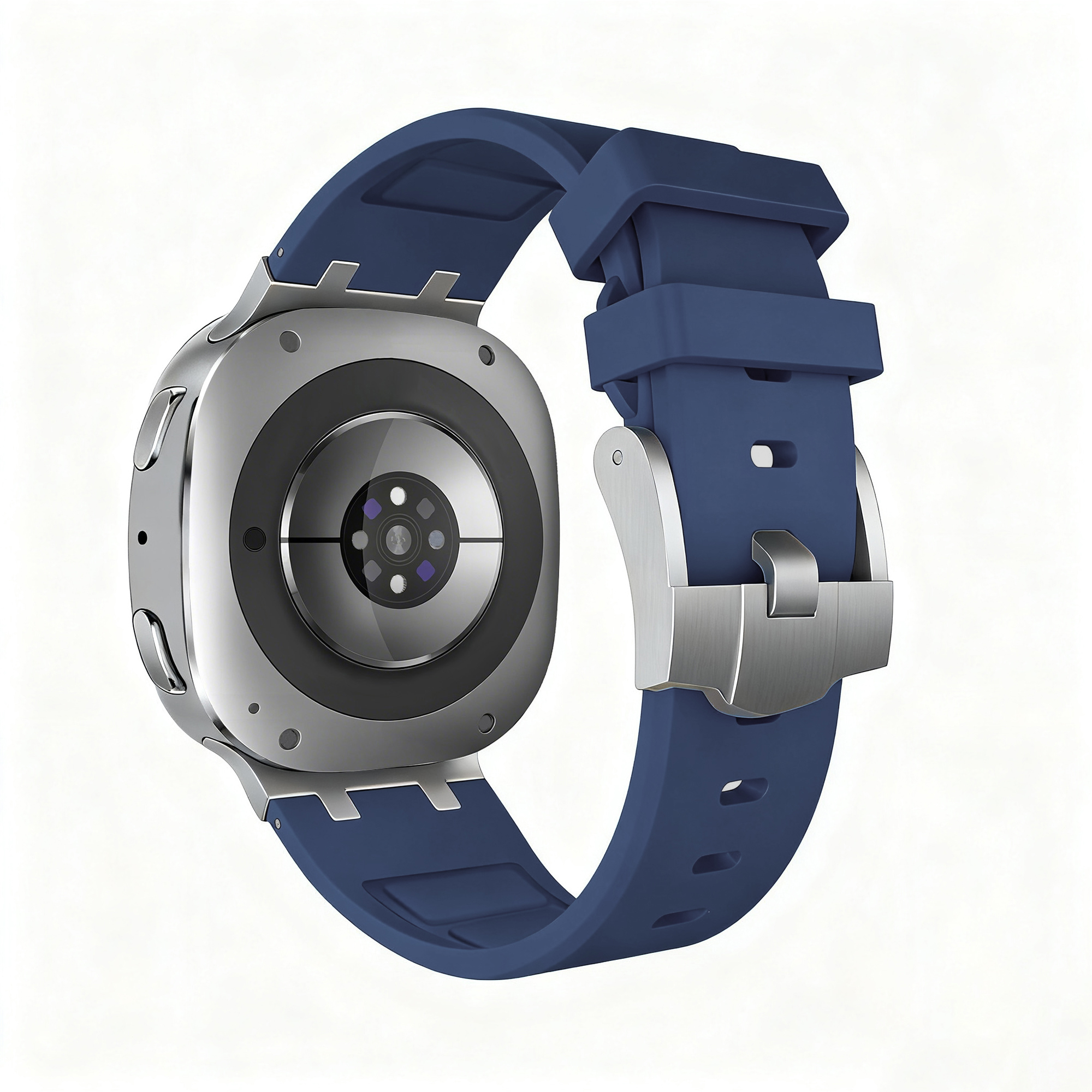 Bandz Bracelet silicone 'Luxe Liquid' Samsung Galaxy Watch 8 Classic (bleu foncé)